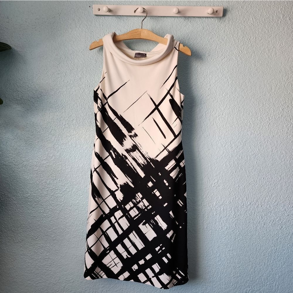 Muse  femcore minimalist chic midi sleeveless dress
